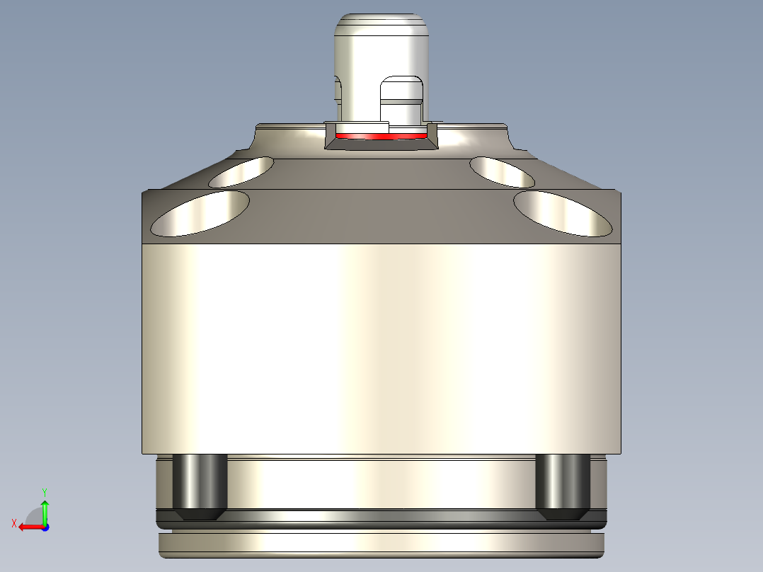 KOSMEKSFA2000-M1A-090多系列多零件图纸模型多系列多零件图纸模型后视图