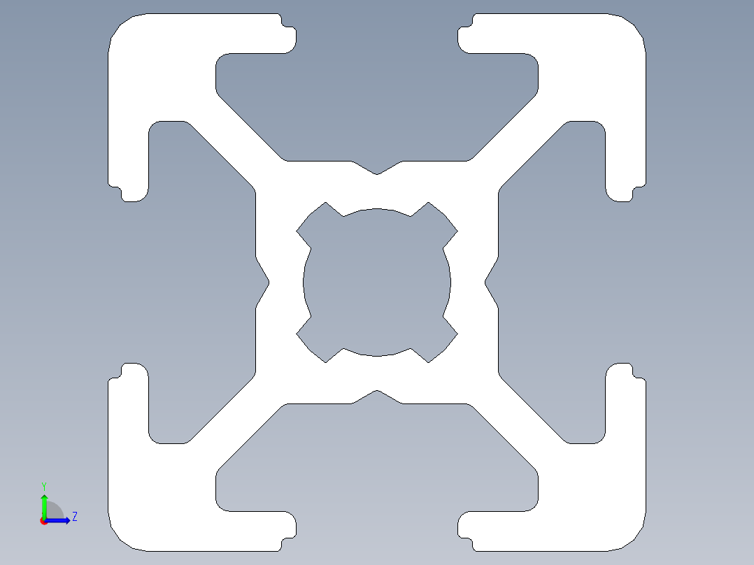 型材-BR 20X20 KJN 992888左视图