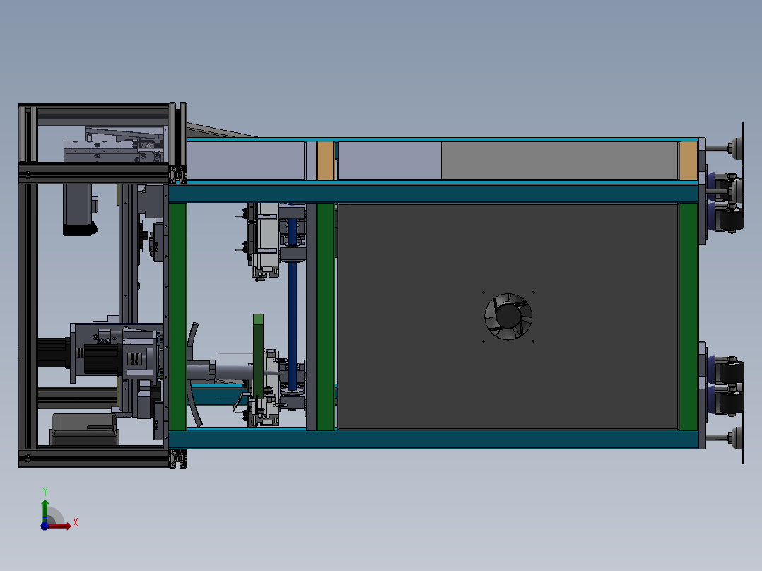 自动注胶机前视图