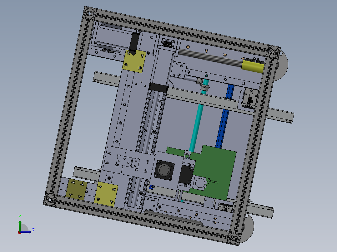 自动注胶机左视图