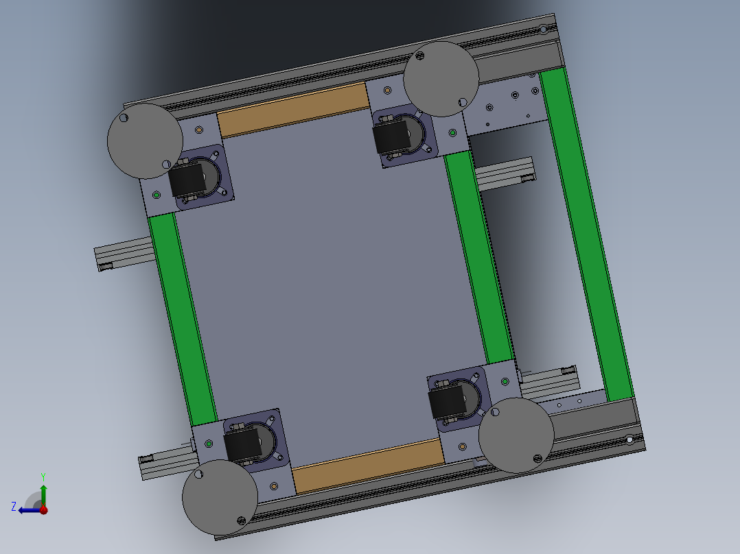 自动注胶机右视图