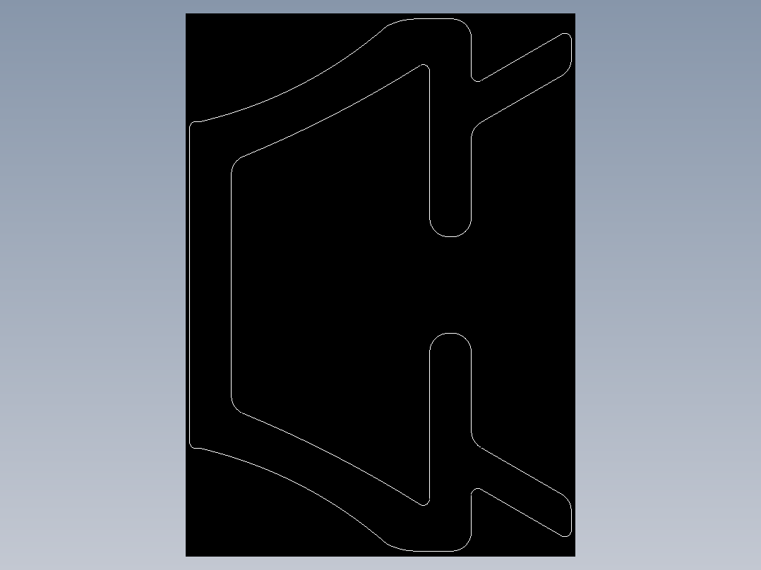 型材-BR 6 SLOT MOUNTING RIM PROFILE KJN518343.DXF