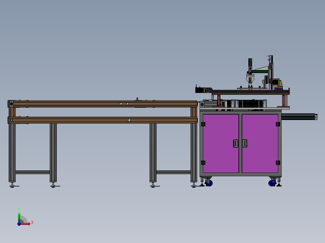 自动转板机sw17可编辑前视图