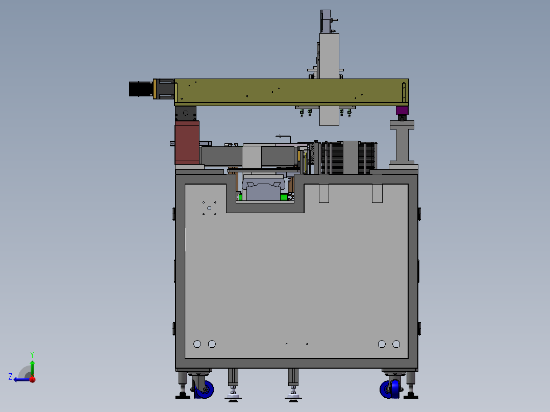 自动转板机sw17可编辑右视图