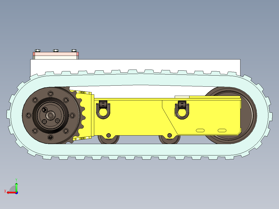 挖掘机履带1318213==35后视图