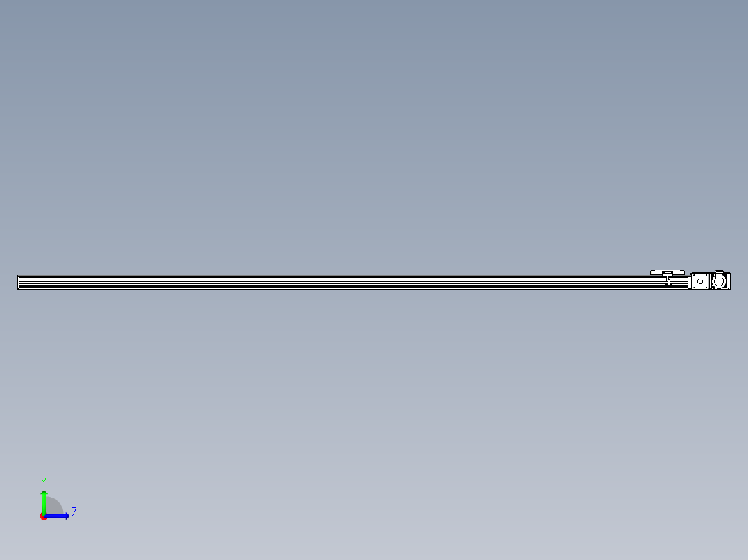 同步带全封闭直线模组TPA-HCB-105D-90-L2400-MR-Y-P20-N3左视图