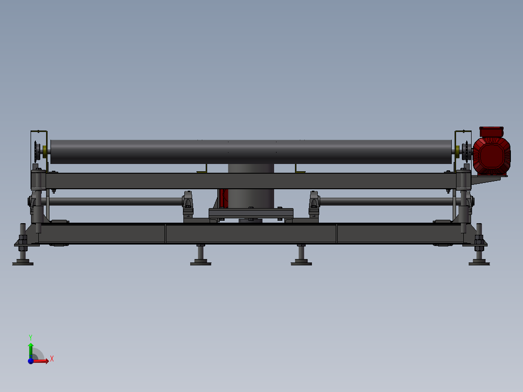 小型输送机前视图