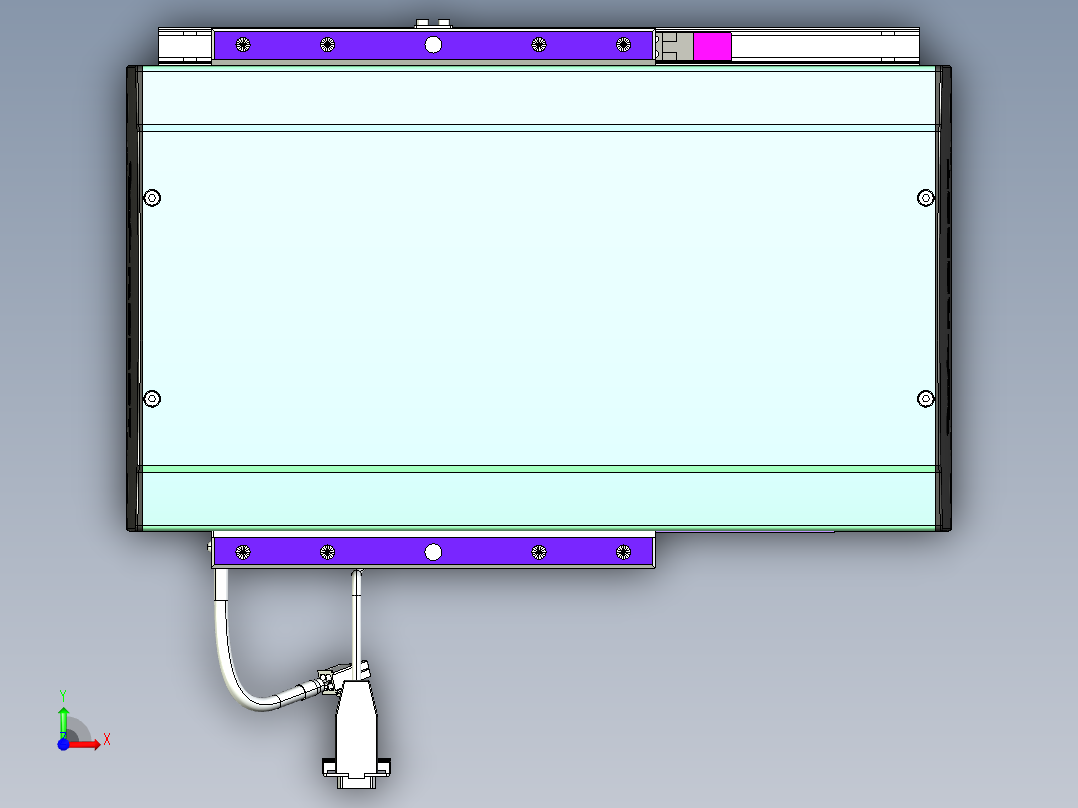威洛博VL系列直线电机模组-VL22H3-S100前视图