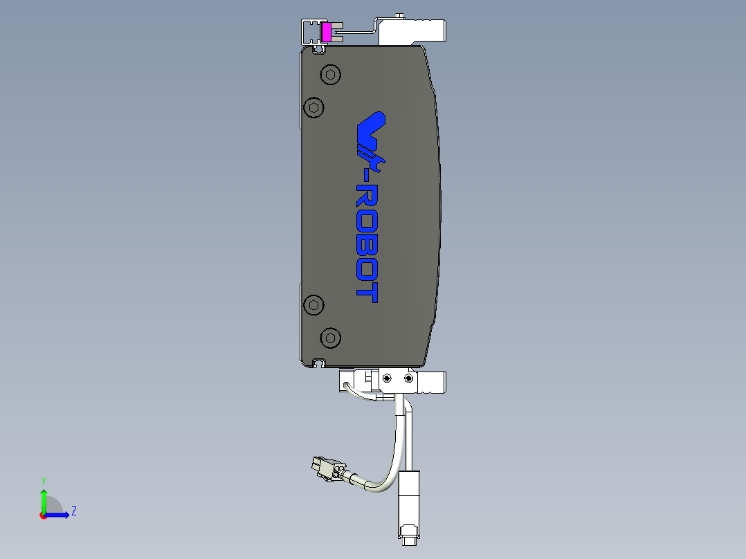 威洛博VL系列直线电机模组-VL22H3-S100左视图