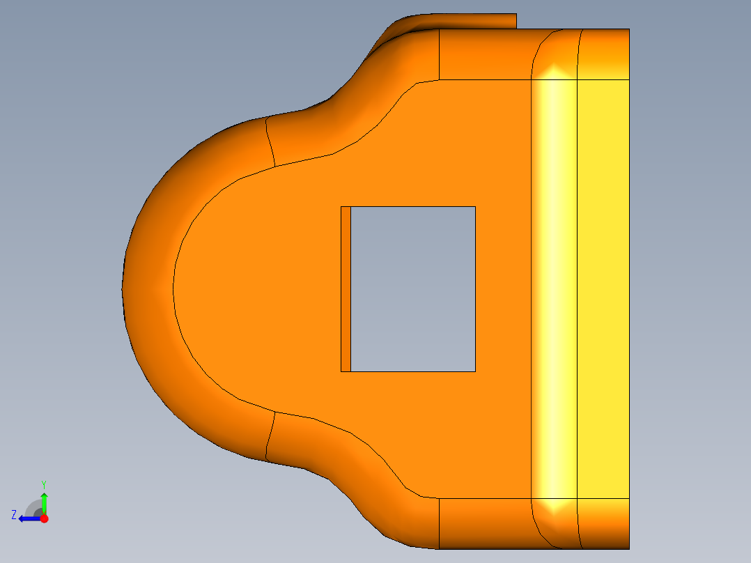 PP-19 Bizon 顶盖模型右视图