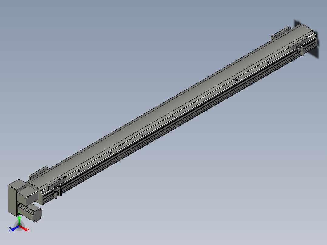 直线模组WG-LHB12-S1500-LD设计图纸