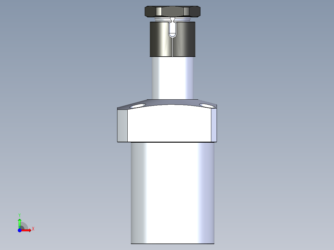 KOSMEKLHA0900-SR-Q30_R01多系列多零件图纸模型前视图