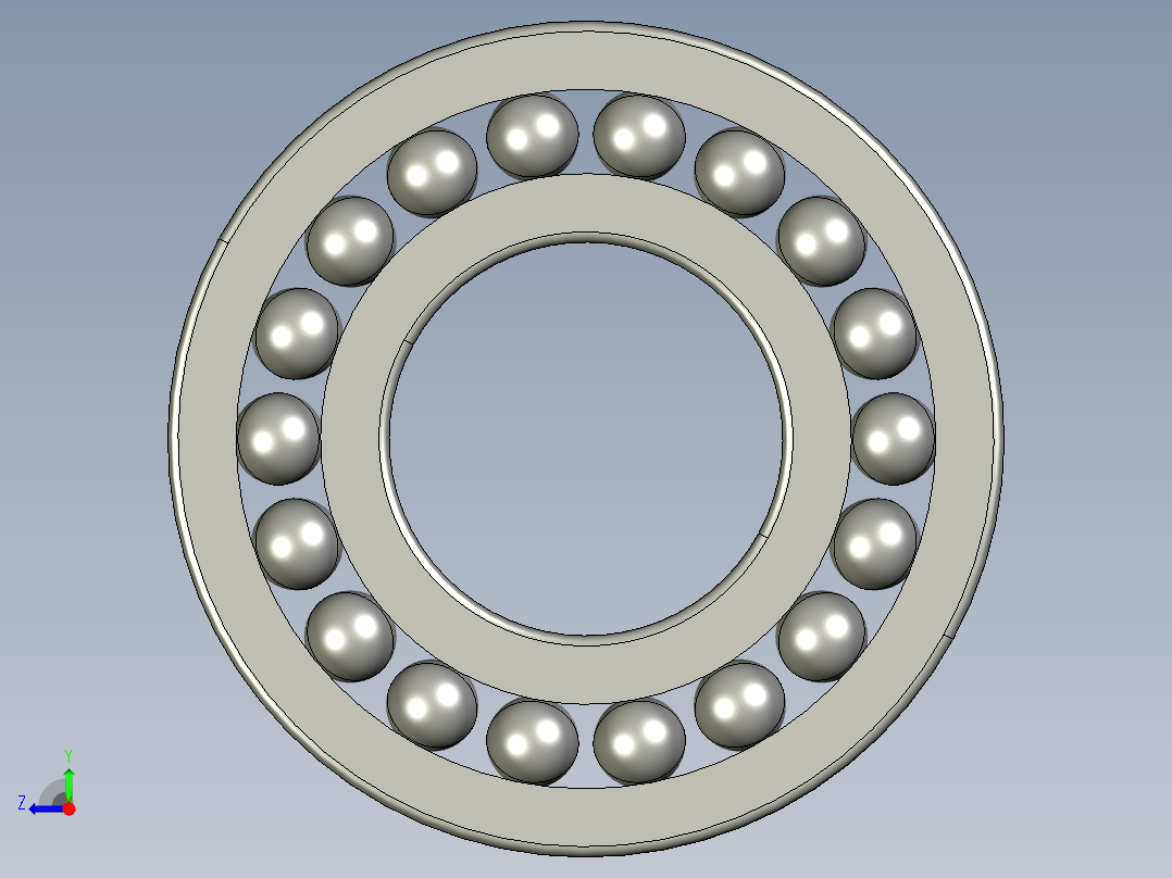 深沟球轴承6316右视图