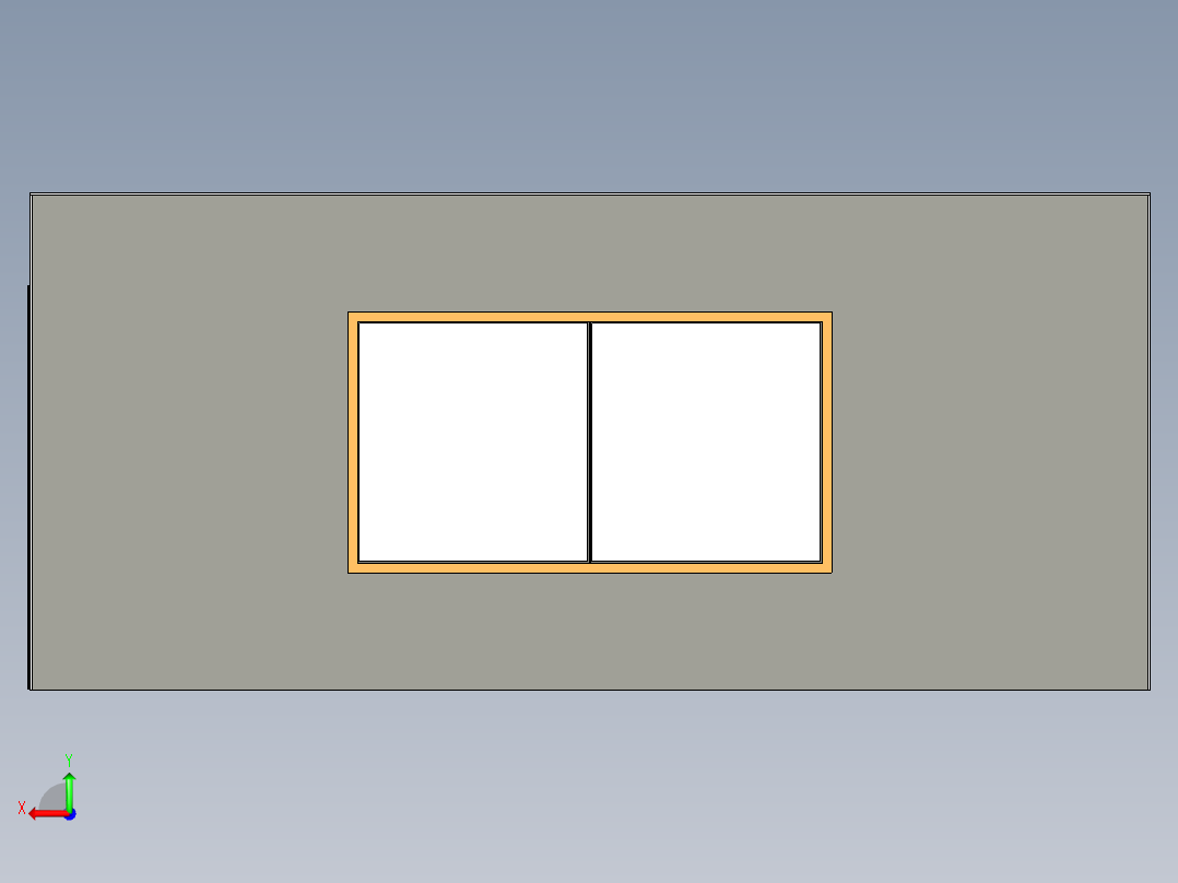 现代化办公空间后视图