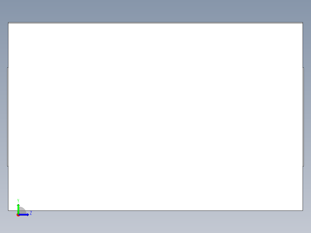 现代化办公空间左视图