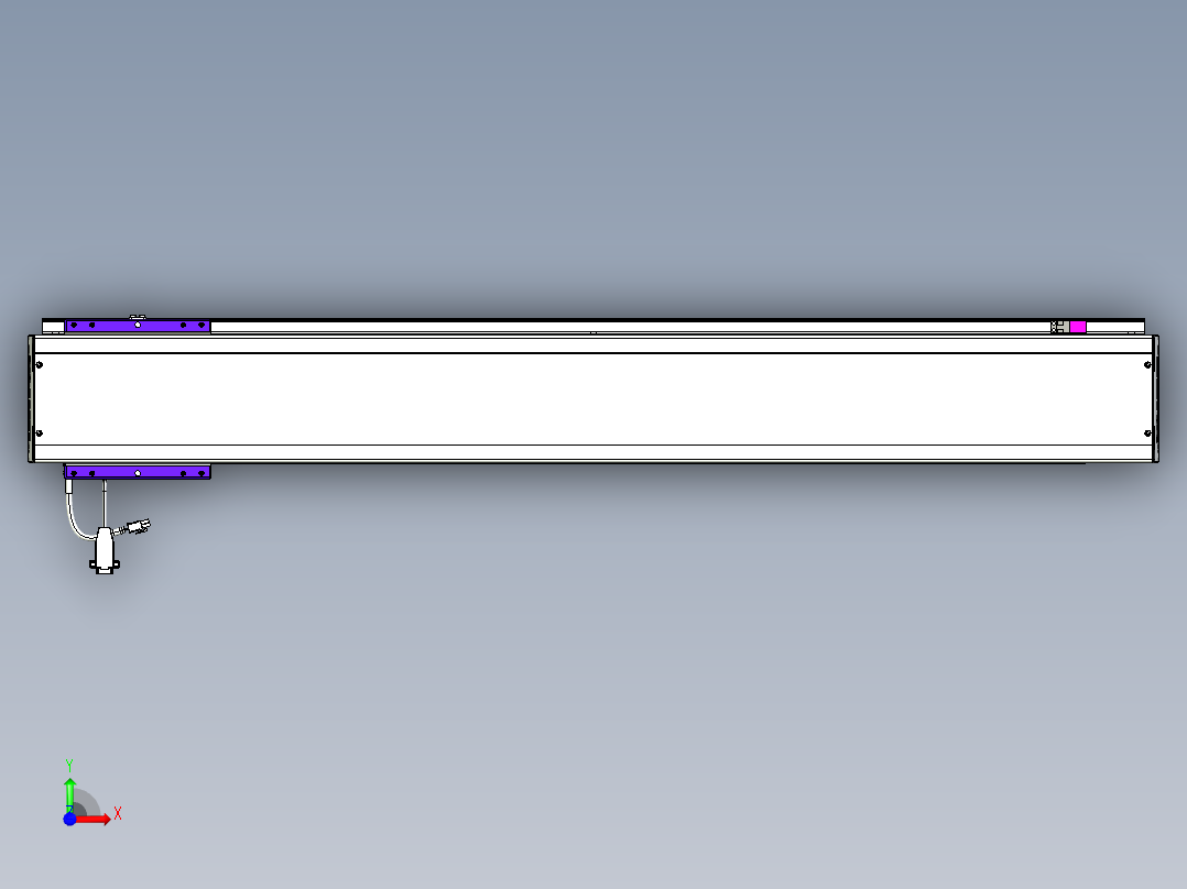 威洛博VL系列直线电机模组-VL14S2-S1000前视图