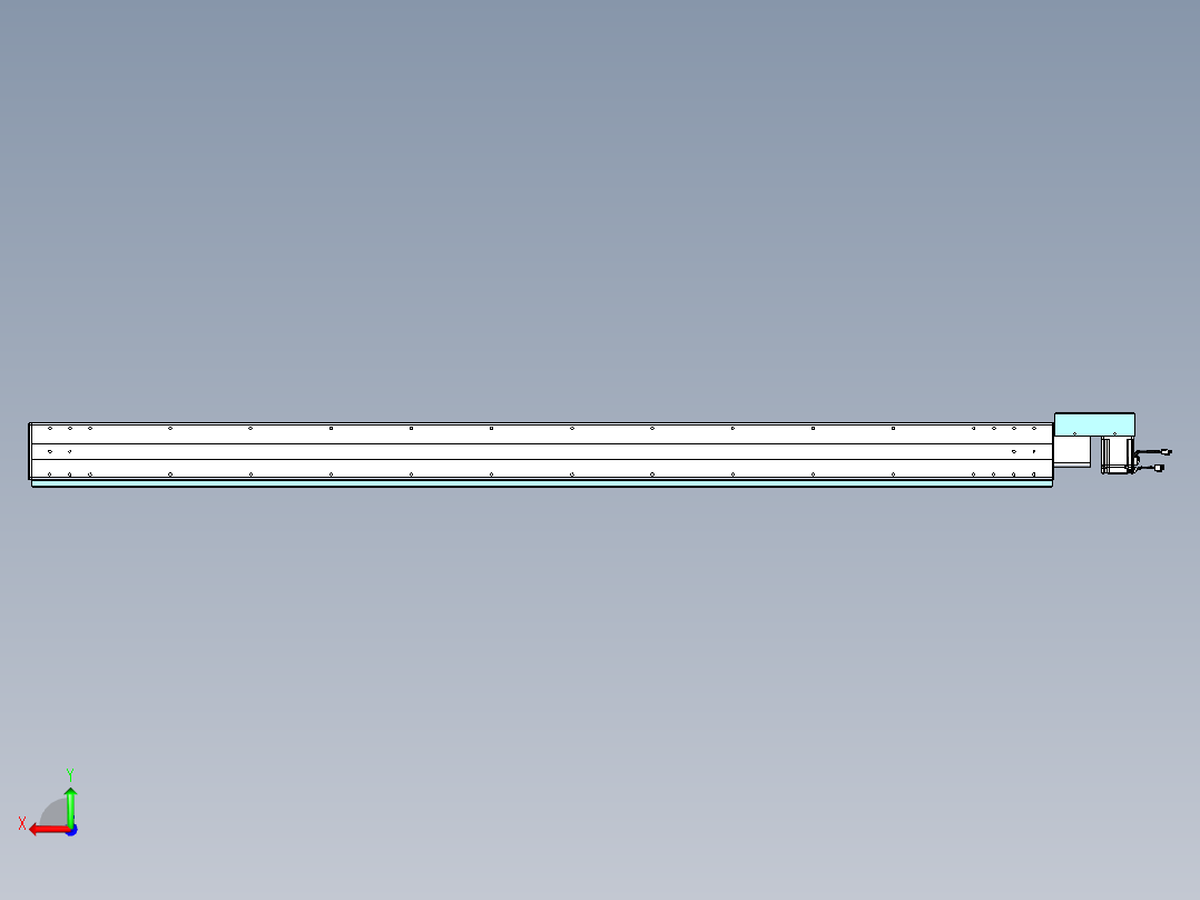 威洛博VBC同步带传动一无尘环境VBC14-L45-S2250-BR-ZP75-C3后视图