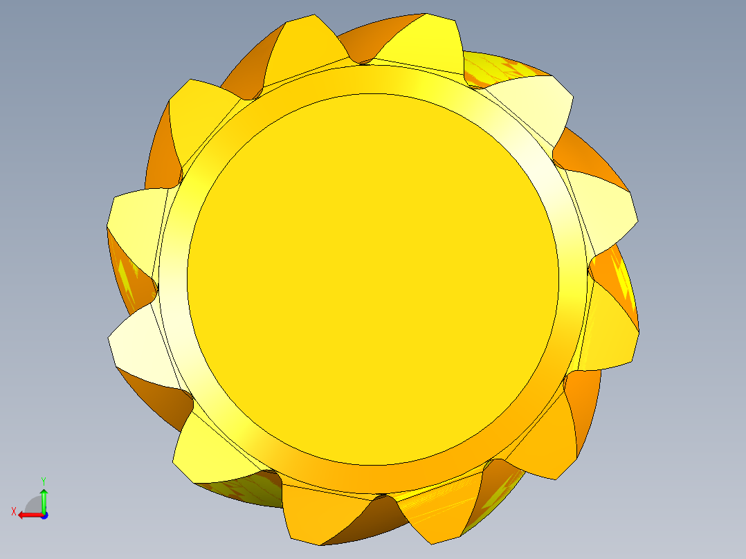 P042-汽车行星齿轮分动器设计【分动箱】后视图