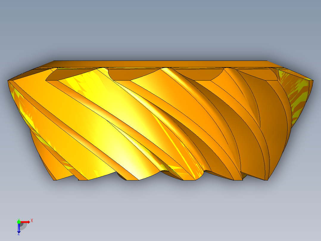 P042-汽车行星齿轮分动器设计【分动箱】俯视图