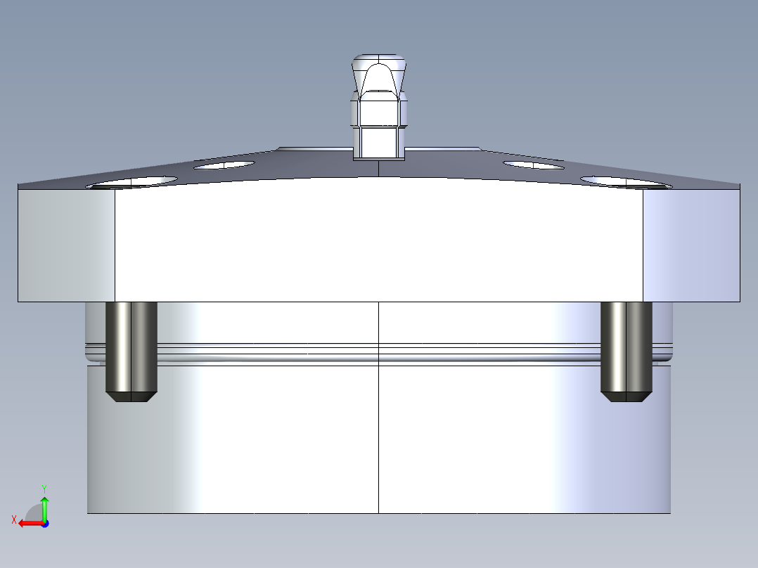 KOSMEKSWH2060-GN多系列多零件图纸模型多系列多零件图纸模型后视图