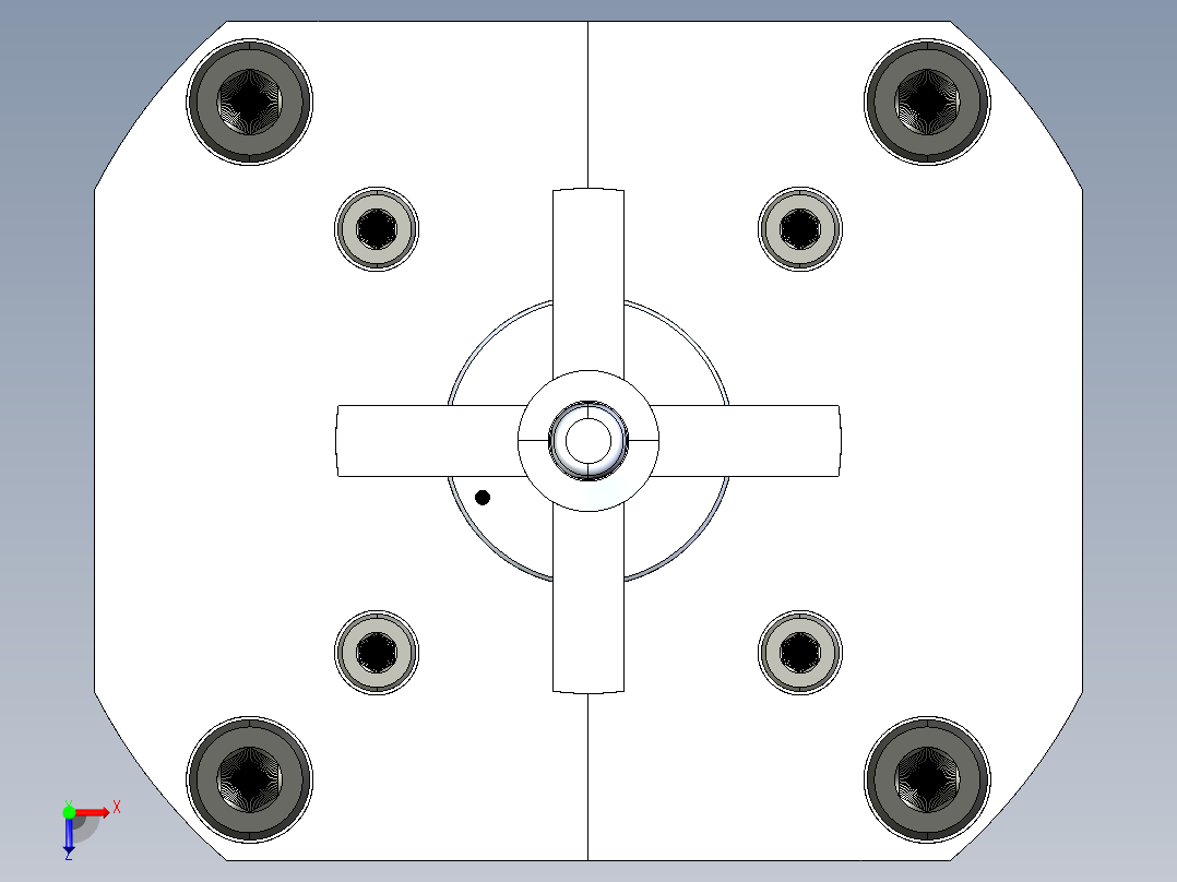 KOSMEKSWH2060-GN多系列多零件图纸模型多系列多零件图纸模型俯视图