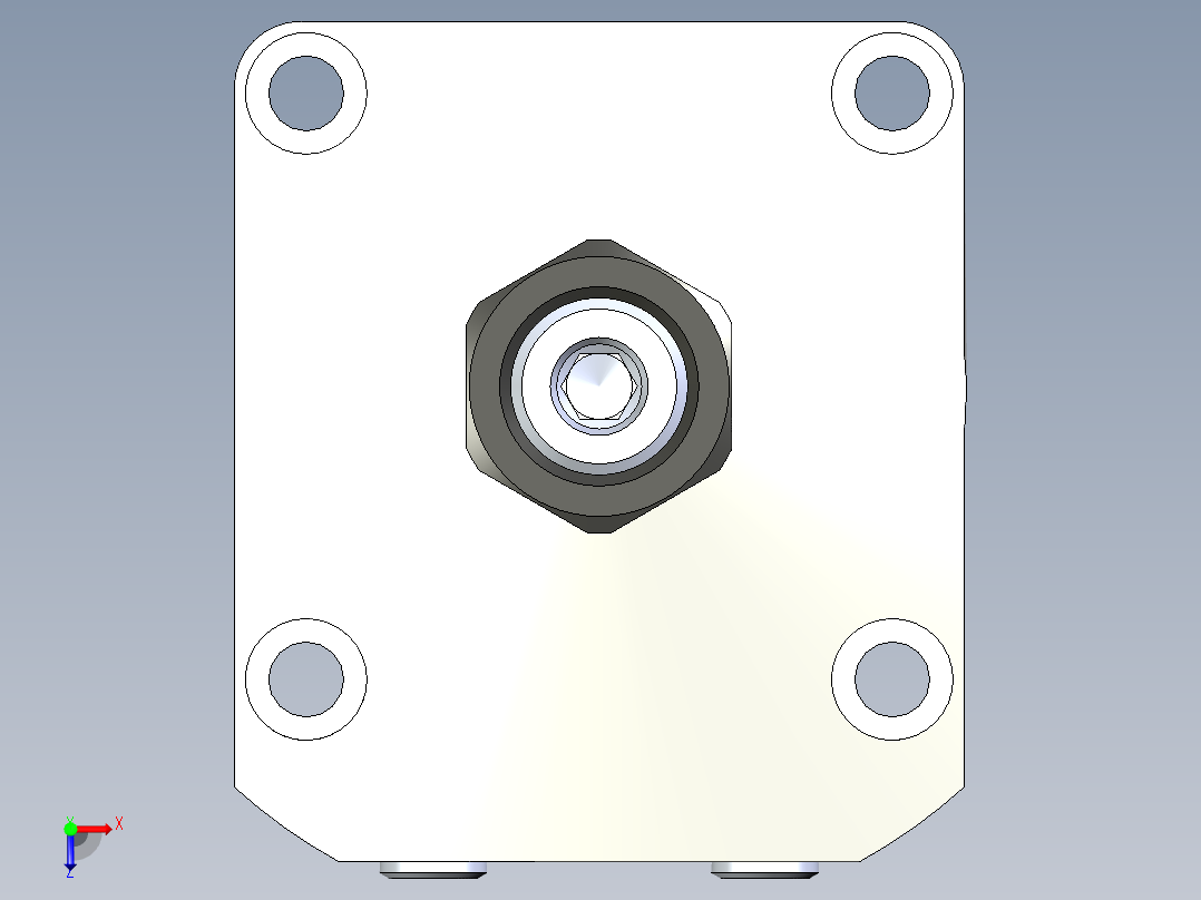 KOSMEKWHE2500-2GL多系列多零件图纸模型俯视图