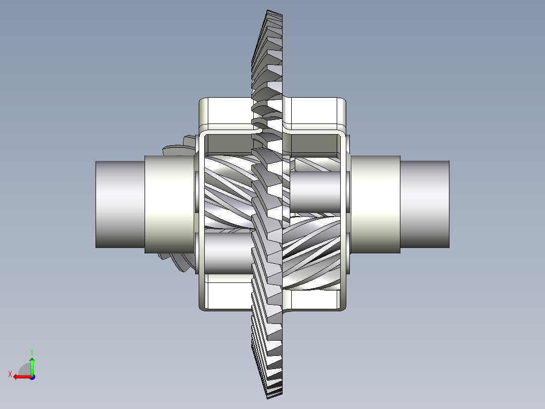 齿轮啮合 (112)后视图