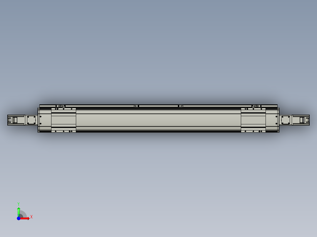 威洛博双电机滑台-VF14D2-S400-BC-P40-C6前视图