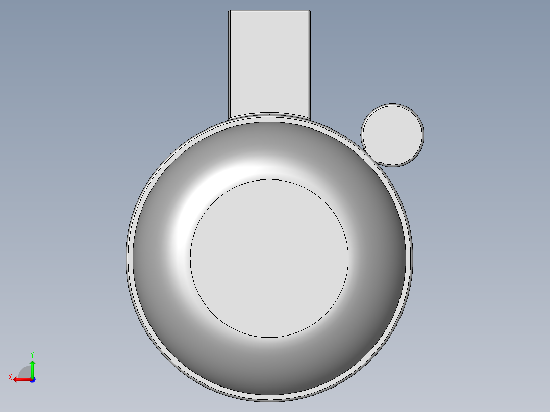 异步电机DJ_YS系列(IP44)_IMB14型_YS-90S-4后视图