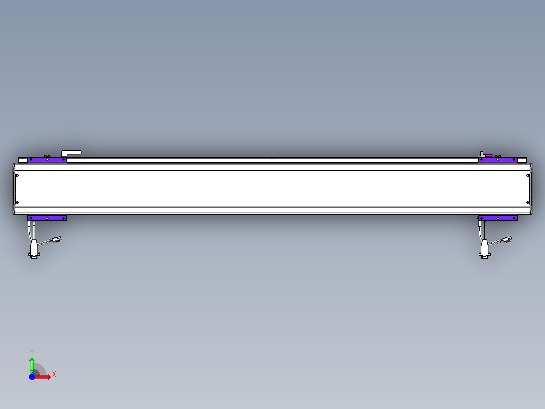 威洛博VL系列3d模型模组2VL14S1Y-S1100前视图