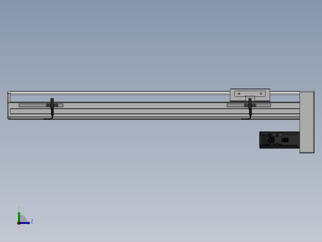 精密模组MY120-T10-450L-BM-P10B-C4-C左视图
