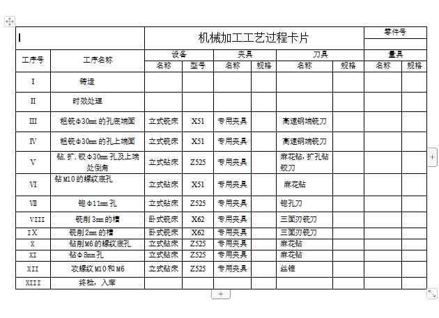 支架铣Φ30孔上端面夹具设计及加工工艺装备规程含张CAD图-版本1
