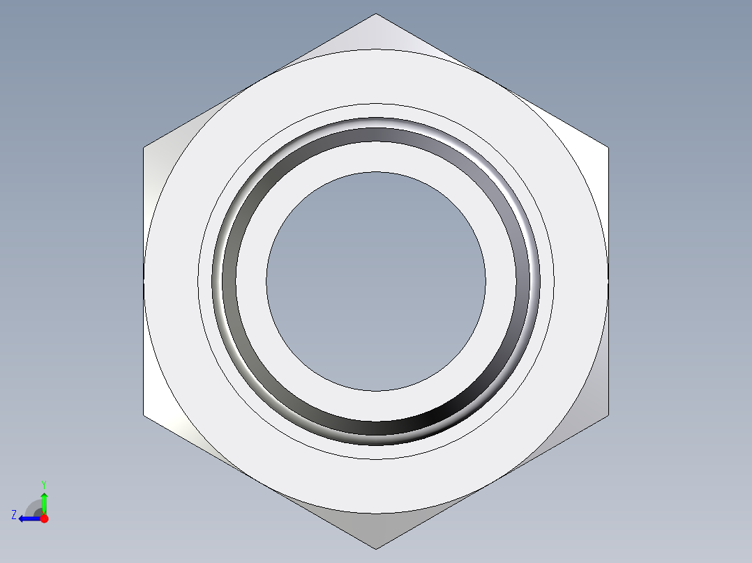 卡套式工业通用硬管接头EO_Swivel_connector_EGEO22LM27x2CF右视图