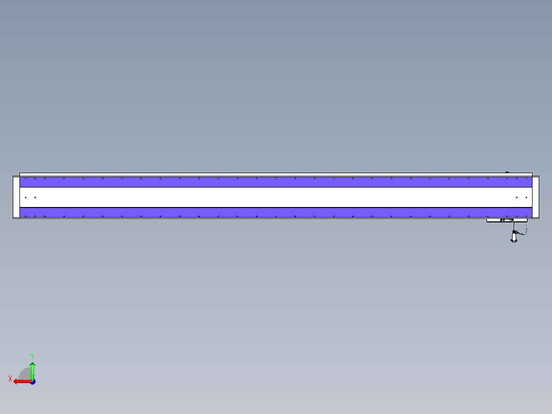 威洛博VL系列直线电机模组-VL22H3-S2400后视图