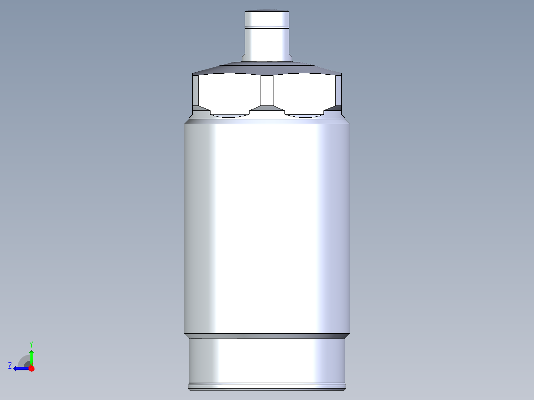 KOSMEKWNC1000多系列多零件图纸模型多系列多零件图纸模型右视图