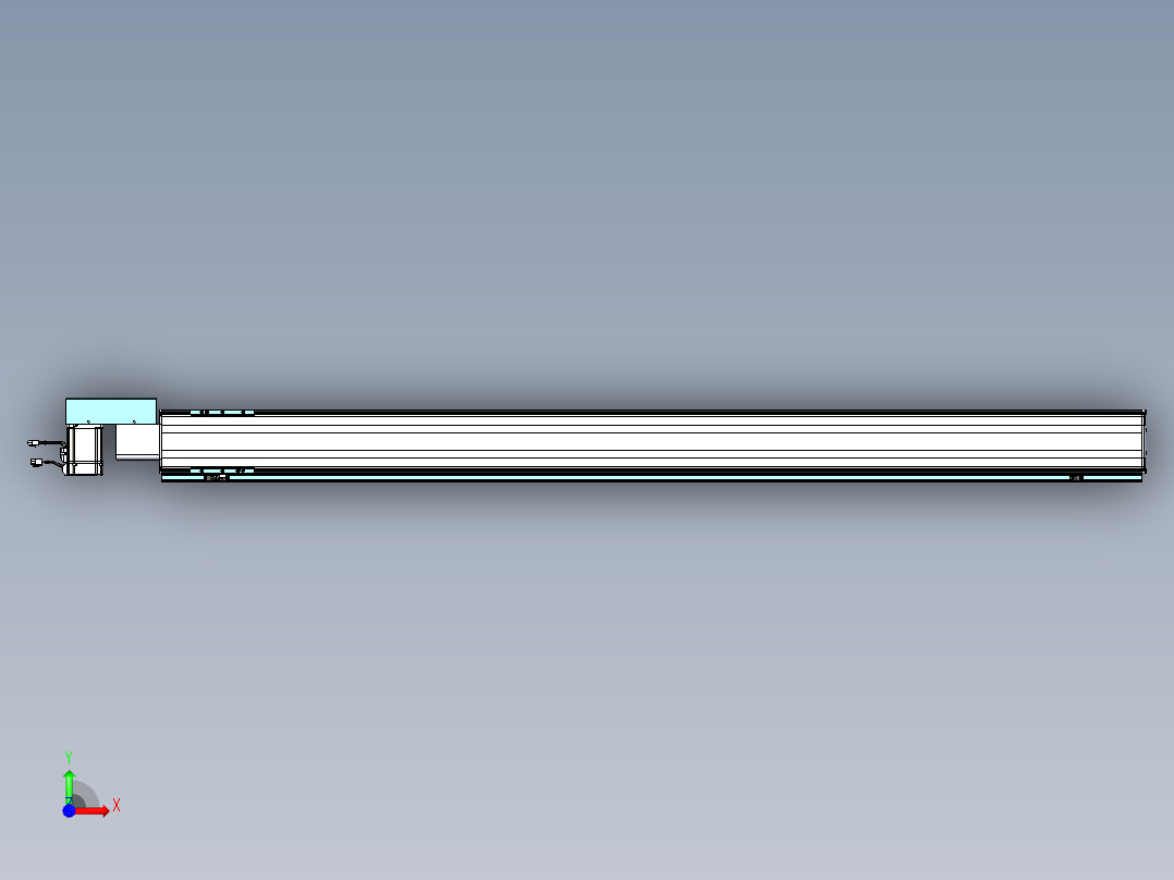 威洛博VBF同步带传动一般环境VBF14-L45-S1850-BR-ZP75-C3前视图