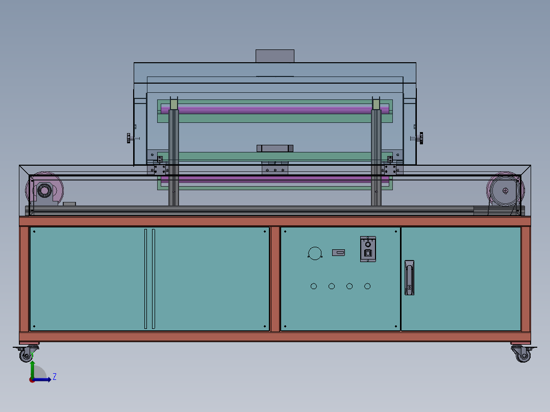 紫外线消毒炉sw16可编辑左视图