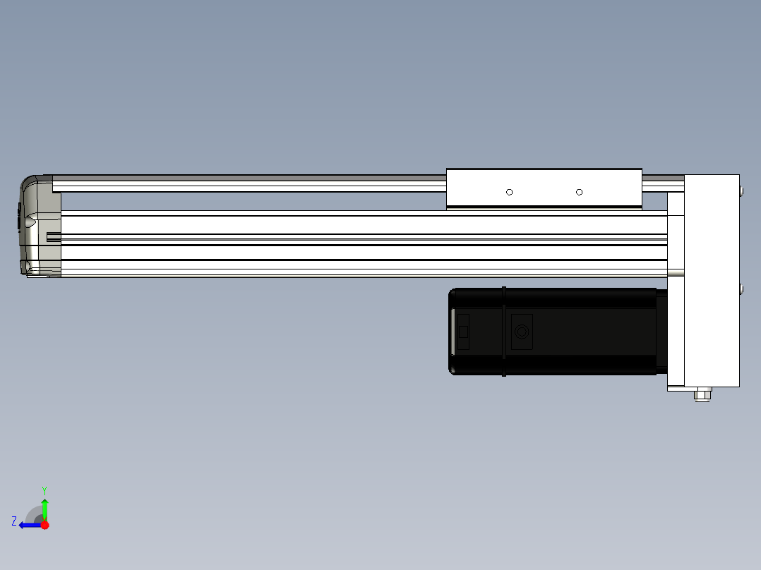 Toyo东佑达直线模组-ETH14-250-BM-400W+煞車右视图