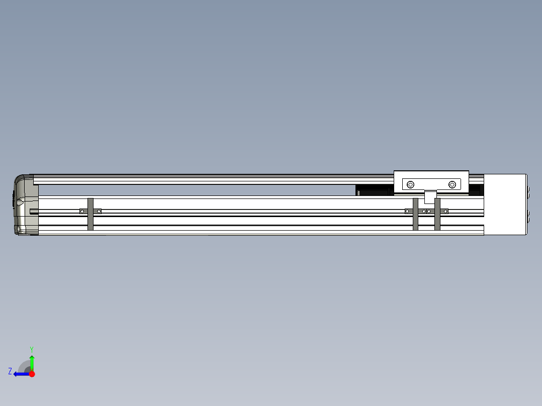 Toyo东佑达直线模组-ETH13-400-BL-400W+煞車右视图
