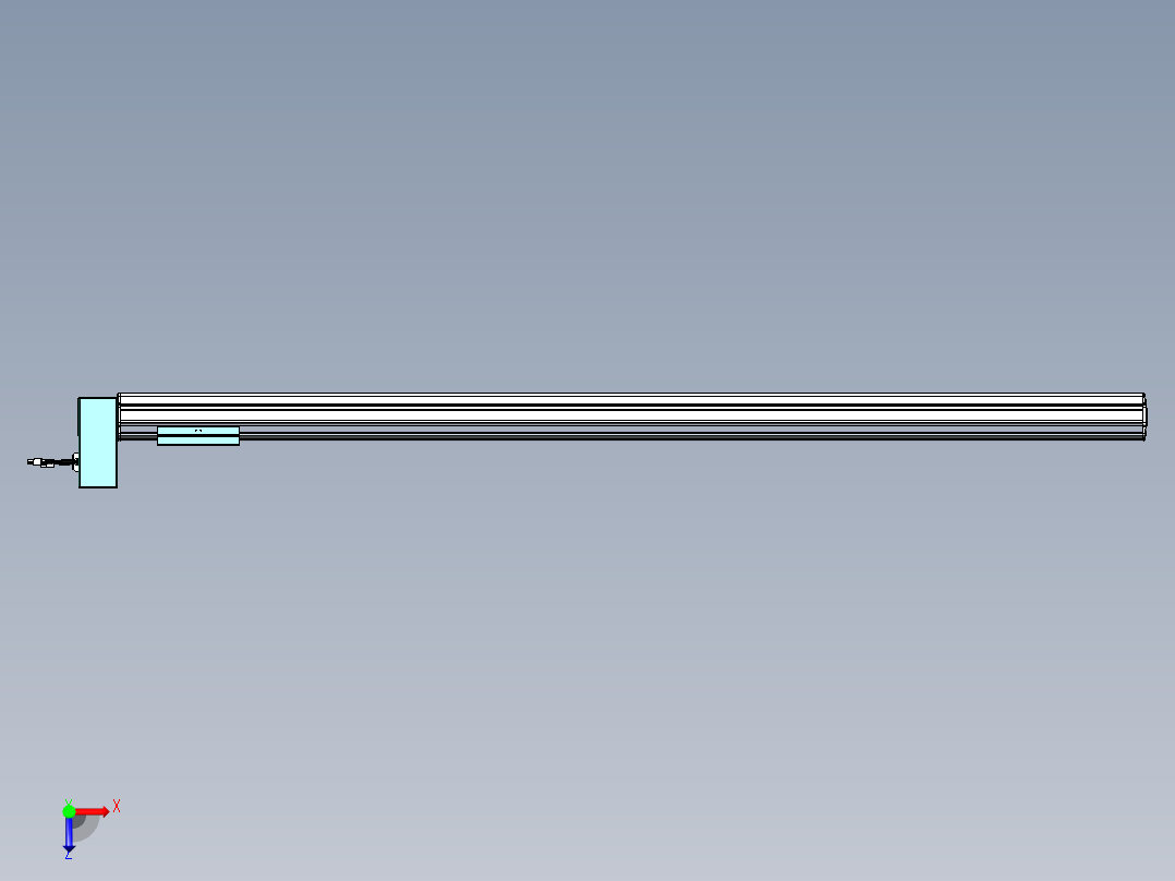 威洛博VBF同步带传动一般环境VBF14-L45-S1450-BRU-ZP40-C3俯视图