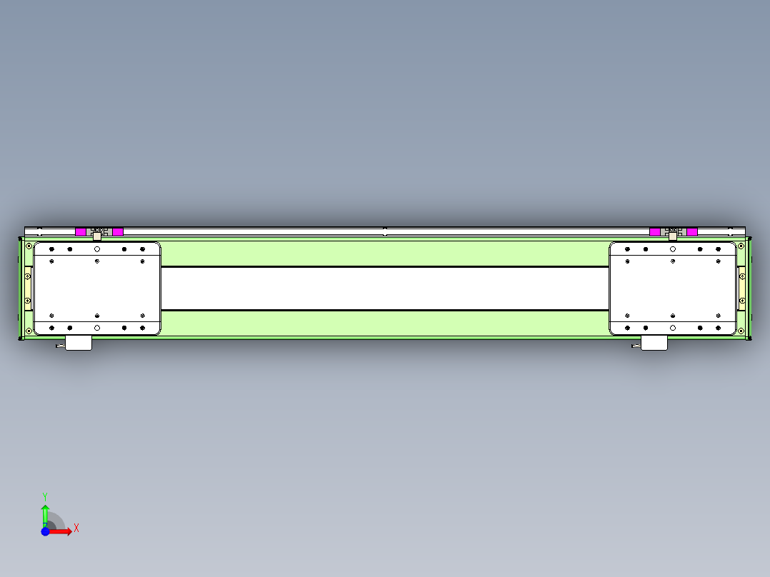 威洛博LC系列3d模型模组2LC17E2Y-S700前视图