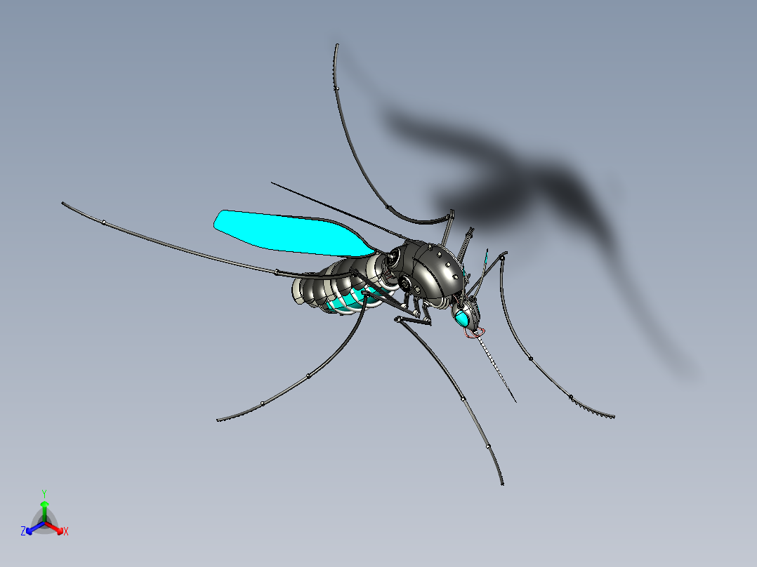 蚊子黑仔<span style='color: red'>机器人</span>