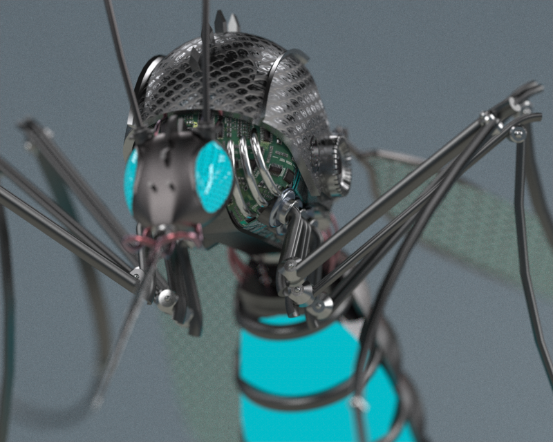 蚊子黑仔机器人