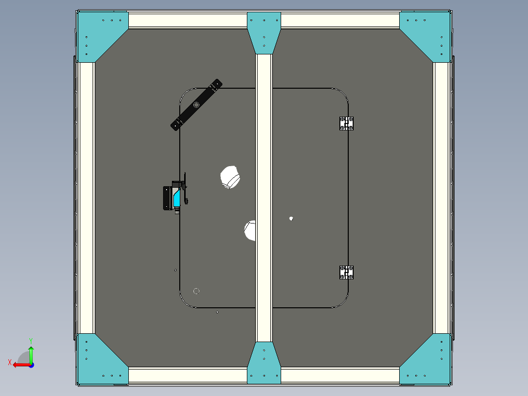 Covid-19消毒室后视图