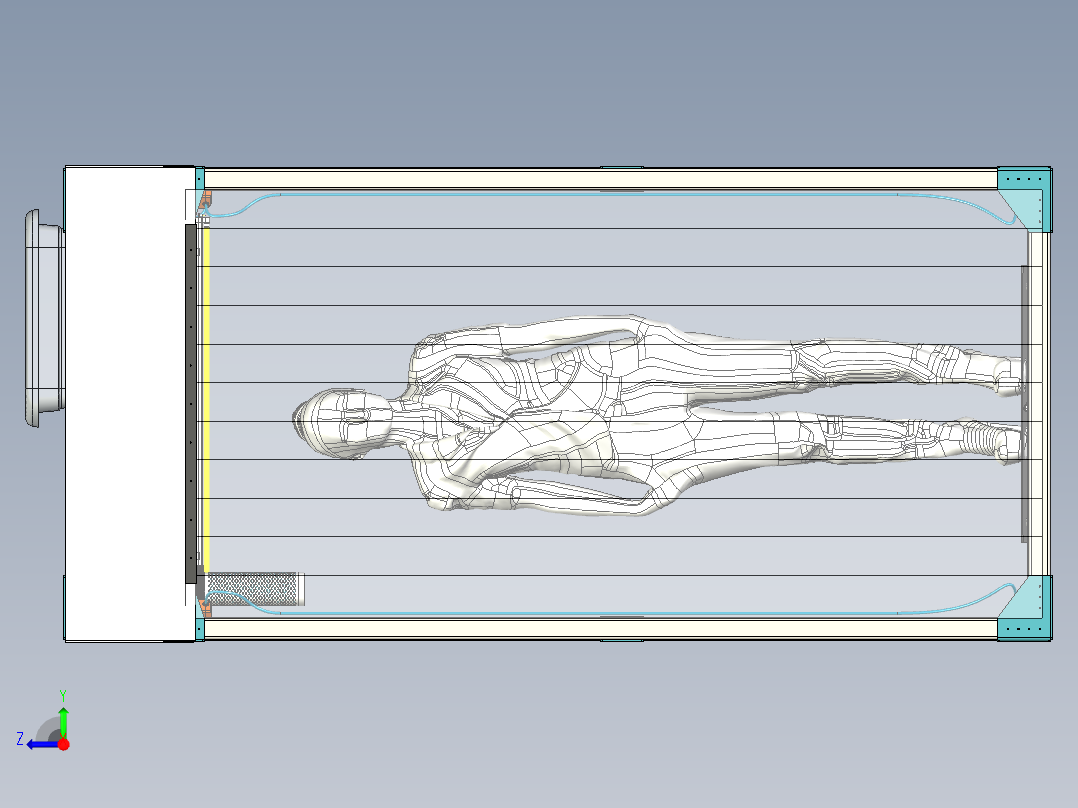 Covid-19消毒室右视图