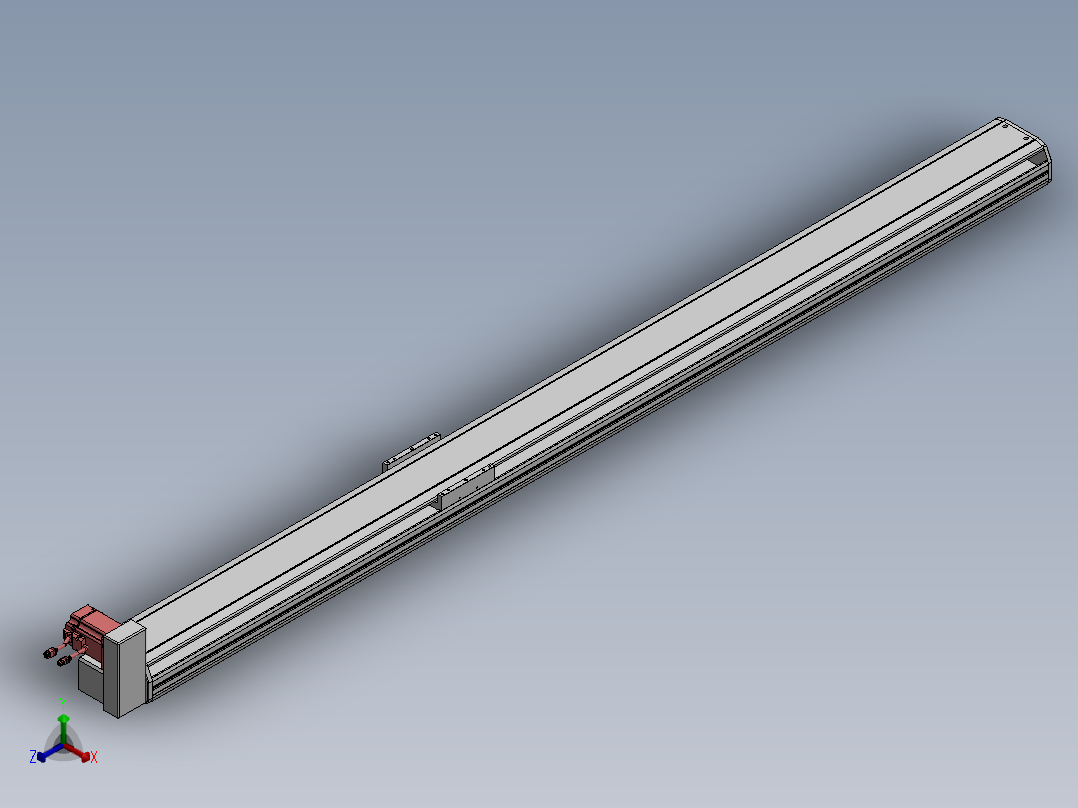 精密模组MT170-L125-2300-RU-M75-C4正等轴测图