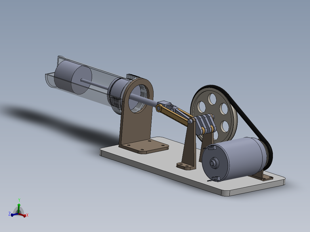 往复直线；往复移动