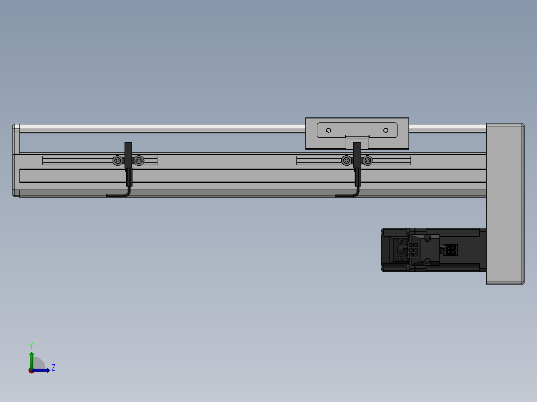 精密模组MY120-T10-200L-BM-P10B-C4-C左视图