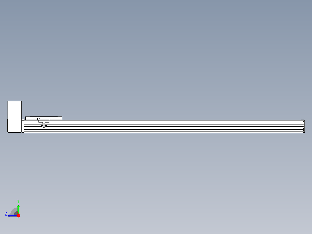 同步带全封闭直线模组TPA-HCB-120D-90-L1100-RU-C-P40-N3右视图