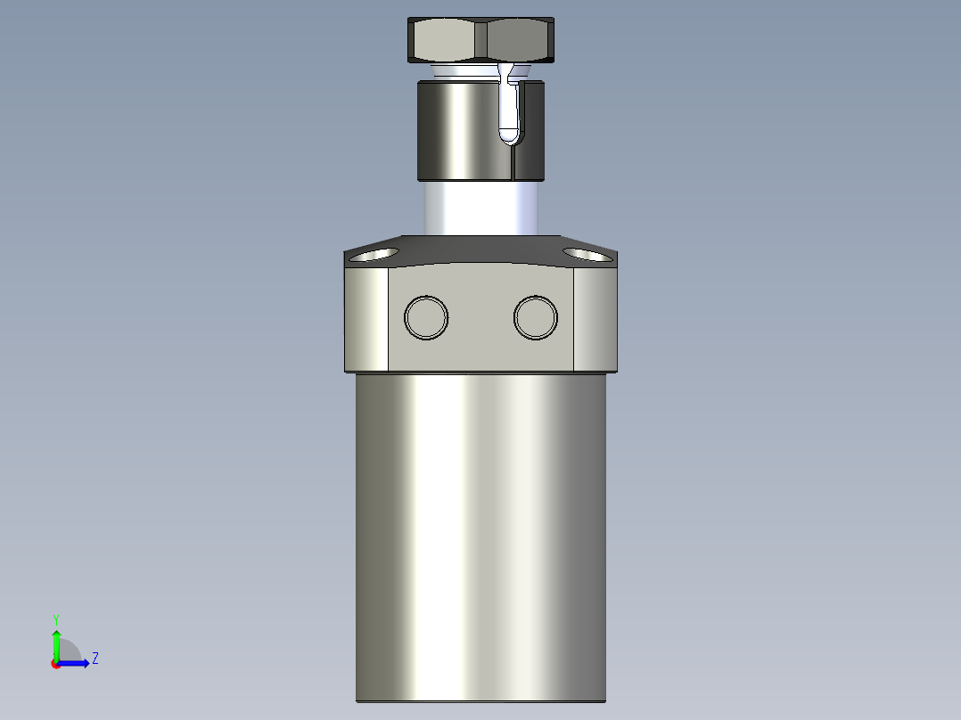 KOSMEKLHS0550-SR-Y30多系列多零件图纸模型左视图